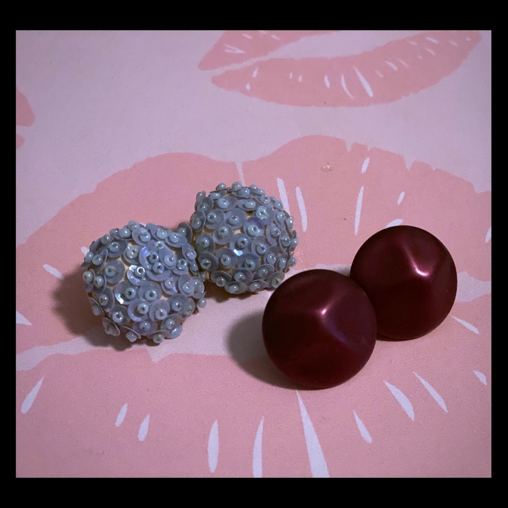 Vintage Clip On Earrings